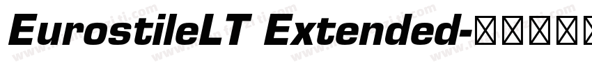 EurostileLT Extended字体转换